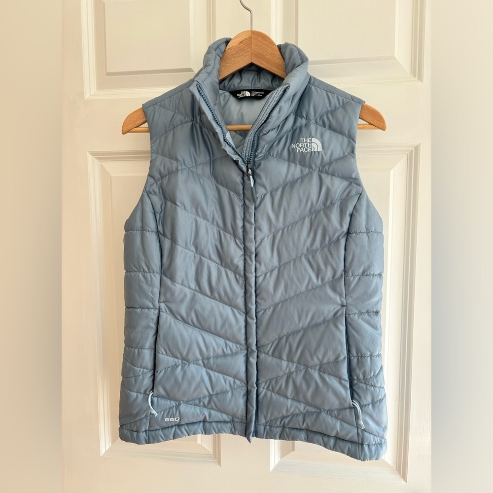 The North Face Puffer Vest, Blue, Size small